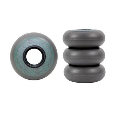 Imagem de Jogo de Rodas Traxart Street Atomix Cinza e Verde 59mm/90A