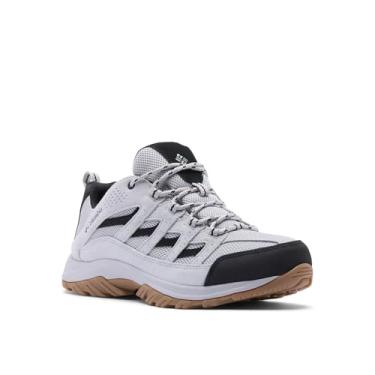 Imagem de Columbia Bota masculina Newton Ridge Plus II camurça impermeável, respirável, aderência de alta tração, Gelo cinza/preto, 8 Wide