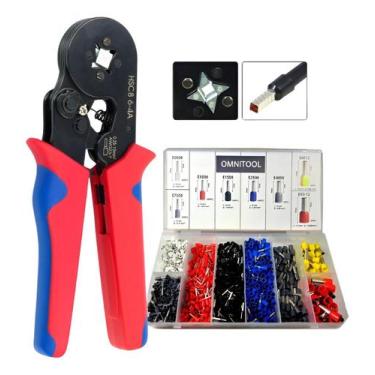 Imagem de Kit Ferramenta de Crimpagem com Alicate e Terminais LWJ169 Luatek