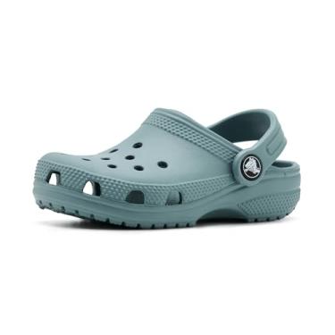 Imagem de Crocs Tamancos clássicos para bebês e meninas (infantil), Lago, 22