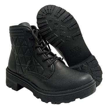 Imagem de Bota Corturno Matelasse Feminino Dakota Preto
