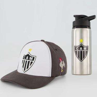 Imagem de Kit Atlético Mineiro BonéSqueeze Alumínio-Unissex