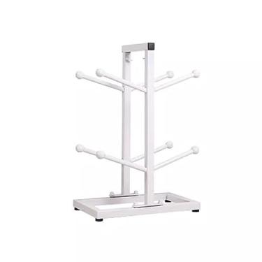 Imagem de ZDJZMGZ Suporte de basquete, rack de armazenamento de bolas de garagem 2-6 camadas, rack de armazenamento de equipamentos esportivos, rack de armazenamento, adequado para garagem, quadra de basquete