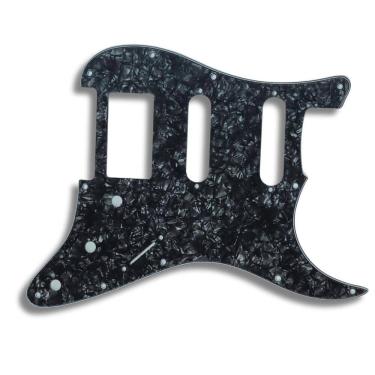 Imagem de Escudo Para Guitarra Strato Hss Black Pearl Perolado 4Ply