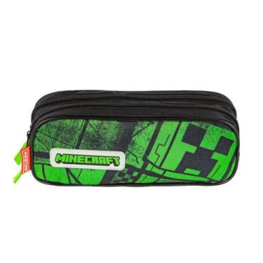 Imagem de Estojo Minecraft Plus Acid Duplo Infantil Sestini