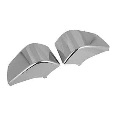 Imagem de KIMISS Capas de Carenagem do Painel Lateral da Bateria da Motocicleta Esquerda Direita Se Encaixam No Shadow ACE VT400 VT750 1997-2003 - Proteção Resistente Bateria Com Aparência Clássica (Prata)
