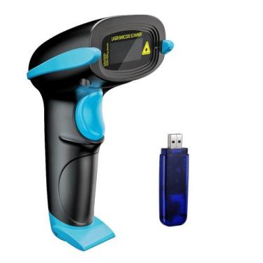 Imagem de Scanner de código de barras sem fio NADAMOO, receptor USB de alcance d