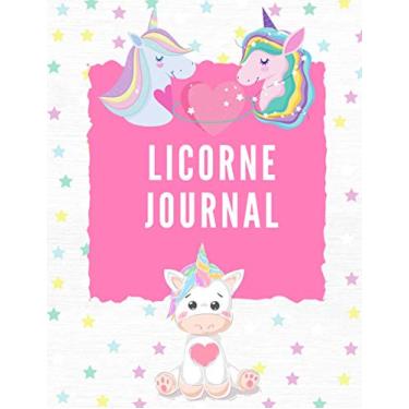 Imagem de Licorne Journal: Licornes Journal Carnet Bloc - Journal de gratitude pour Filles - Licorne Cahier de Dessin, Journal - Licorne Journal des princesses
