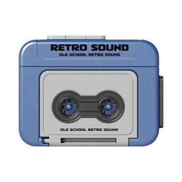 Imagem de Mini Gravador De Voz Retrô Chaveiro Caixa De Música Pingente Presente 