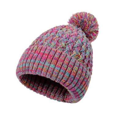 Imagem de Gorro De Inverno Feminino Com Padrão De Abacaxi, Chapéu Tricotado De C