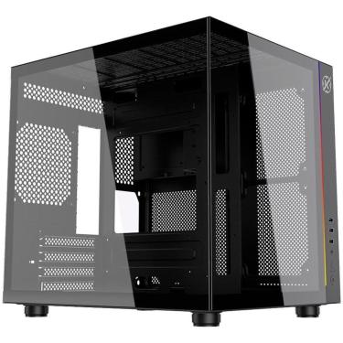 Imagem de Gabinete Gamer Kalkan Midgard, Mini Tower, RGB, Micro-ATX, Frontal e Lateral em Vidro-KLK00055-Unissex