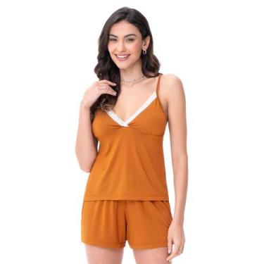 Imagem de Pijama Blusa de Alça com Detalhe em Renda Zee Rucci, P