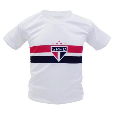 Imagem de Camiseta Infantil São Paulo Futebol Clube Branca Oficial