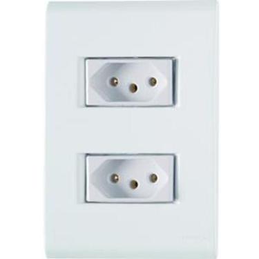 Imagem de Conjunto Tomada 4x2 2p+t 10a 250v - Tramontina