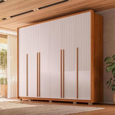 Imagem de Guarda Roupa Casal 6 Portas 6 Gavetas Espartacus Marrom - CAEMMUN MÓVE