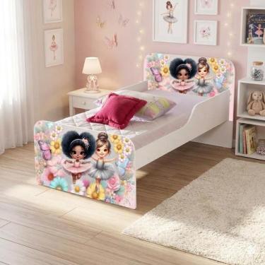 Imagem de Mini cama para quarto crianças meninas Bailarina - Dullar Móveis