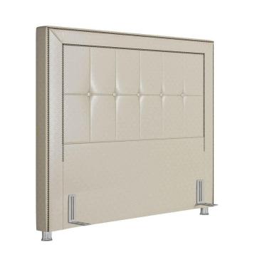 Imagem de Cabeceira Cama Box Casal Queen 160cm Paolla P02 Facto Pérola - Mpozenato