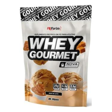 Imagem de Whey Protein FN Forbis 900g Refil Doce de Leite Sem Glúten - Congratul