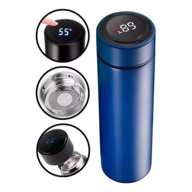 Imagem de Garrafa Térmica Bahrein De Água Café Inox Com Termômetro Dig - Congrat