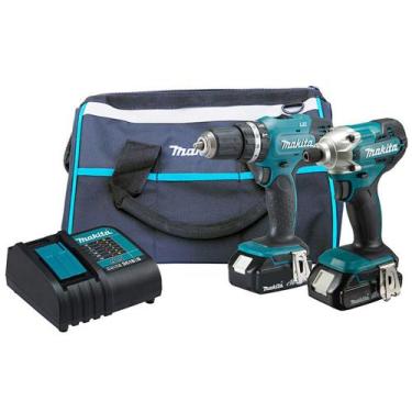 Imagem de Parafusadeira Furadeira Impacto 2 Bat 18V 1.5Ah DLX2336SYX Makita