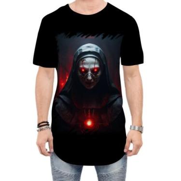 Imagem de Camiseta Longline Freira do Mal Terror Possuída 2 - Kasubeck Store®, G