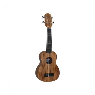 Imagem de Ukulele Soprano Acústico Guk-21 Zw com Bag Tampo, Faixa e Fundo em Zebra Wood Natural Satin (NS) Giannini