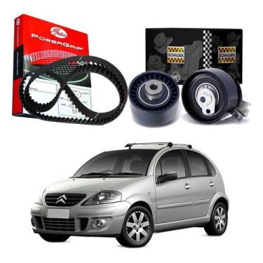 Imagem de Kit Correia Dentada Tensor Citroën C3 1.6 16v 2003 A 2012 - Gates