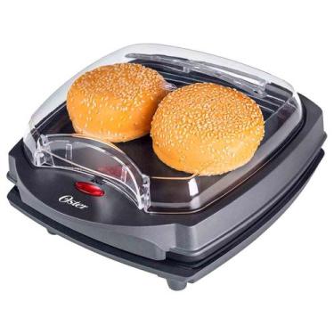Imagem de Grill Elétrico Burguer 2 em 1 Oster com Capacidade para 04 Fatias - OG