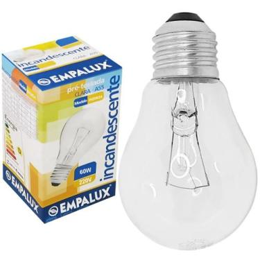 Imagem de Lâmpada Incandescente 60w 220v E27 Clara - EMPALUX