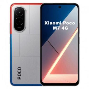 Imagem de Smartphone PocoM7 4G Global Silver Tela Fluida 90Hz, 8GB RAM, 256GB e 