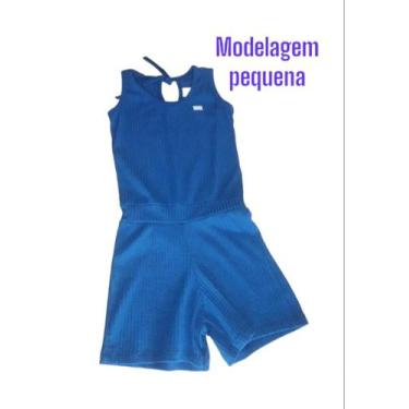 Imagem de Macaquinho infantil azul - Moura kids