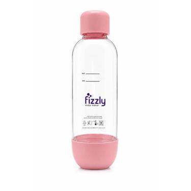 Imagem de Garrafa Para Máquina De Água Com Gás Fizzly 500ml Livre Bpa, Rosa