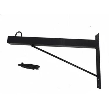 Imagem de Suporte 40cm Saco de Pancada até 150 Kg em Aço Reforçado com Fixação -