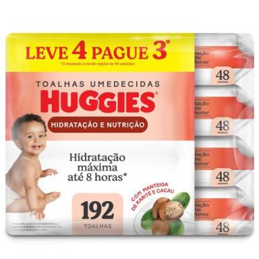 Imagem de Lenços Huggies Hidratação e Nutrição Contra Assaduras 4x48 Unidades