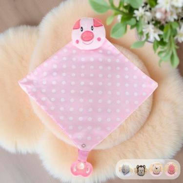 Imagem de Naninha Para Bebê Menina Menino Bordada 100 Algodão 01 Peça - Marias B