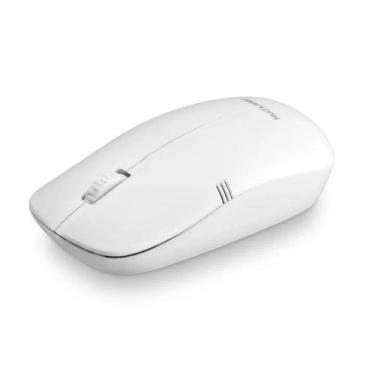 Imagem de Mouse Sem Fio Lite 2.4GHZ 1200 DPI USB Branco - Multilaser