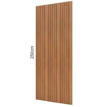 Imagem de Painel Ripado em MDF PA75JJ 134cm para Parede Freijó Fosco Dalla Costa Móveis