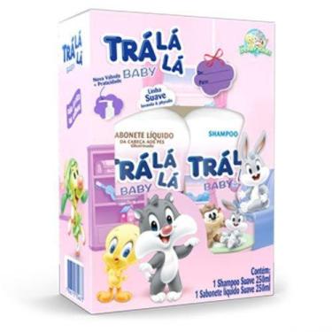Imagem de Kit  1-Shampoo 250ml + 1-Condicionador 250ml - Trá Lá Lá Baby Suave