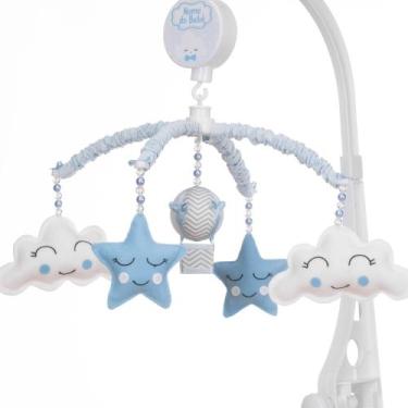 Imagem de Mobile Para Berço Musical Giratório Chuva De Amor Balão Azul - Le-Leão