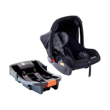 Imagem de Bebê Conforto com Base Cosco Kids Wizz até 13kg, Preto e Cinza