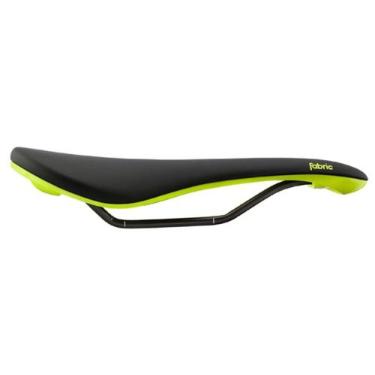 Imagem de Selim Scoop Sport Shallow - FABRIC, Preto com amarelo