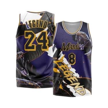 Imagem de LeBron James Lakers Número 23 Camisetas Casuais Estampadas Em 3D Estil