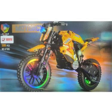 Imagem de Brinquedo moto de montar 506 pecas 7908044819639 - GT TOYS