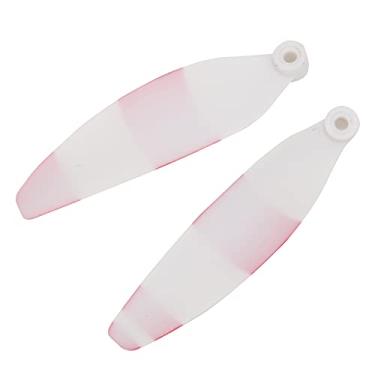 Imagem de Acessórios para Drones RC, Hélice RC Drone, Design Aerodinâmico Fácil de Instalar PC Drone de Redução de Ruído RC para DJI Mavic Mini(Remos brancos e tiras vermelhas)