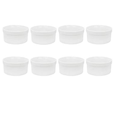 Imagem de Kit 8 Comedouro Bebedouro Cães/Gatos/Passarinhos Porcelana 400ml 2ª Linha