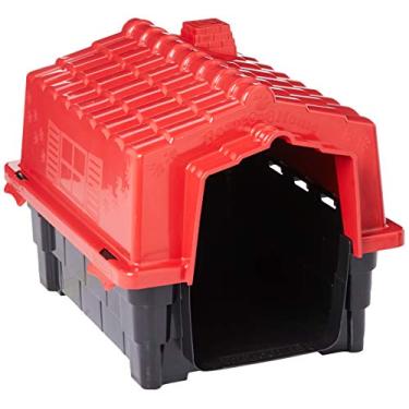 Imagem de Pet Injet Casa Eco Colors Dog House Evolution Nº1 Vermelho Para Cães