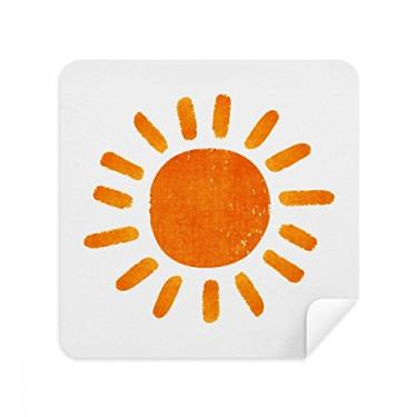 Imagem de Óculos de sol com pintura à mão Sunshine Weather Glasses Pano Limpador de tela Tecido de Camurça Pacote com 2