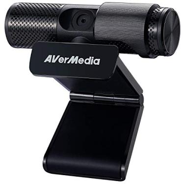 Imagem de AVerMedia Live Streamer Cam 313 - Webcam Full HD 1080p com obturador de privacidade, microfone duplo, rotação de 360 graus para videoconferência - compatível com NDAA (PW313)