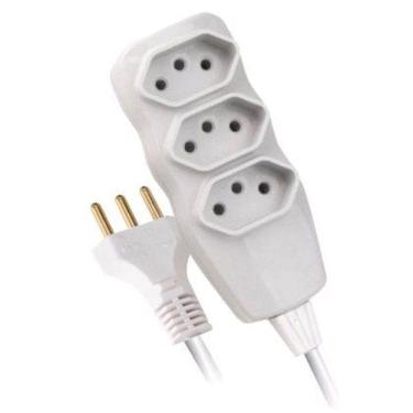Imagem de Extensão Elétrica 3 Tomadas De 3 Metros Tripolar