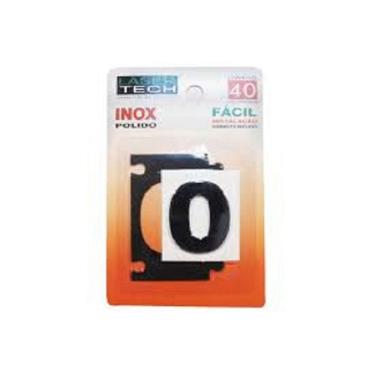 Imagem de Algarismo Para Apartamentos - Nº 0 - Inox Polido - 4cm